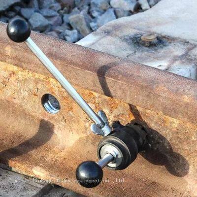 Rail hole single side chamfering tool