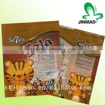 Plastic Back sealed opp bag for food packaging