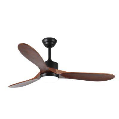 52inch Ceiling Fan With Solid Wood Blades Remote Cotroller Ceiling Fan With Light photo-3