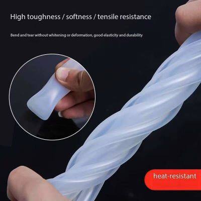 High Elasticity Flexible Silicone Tube, Heat-Resistant, Ideal for Food and Medical Applications