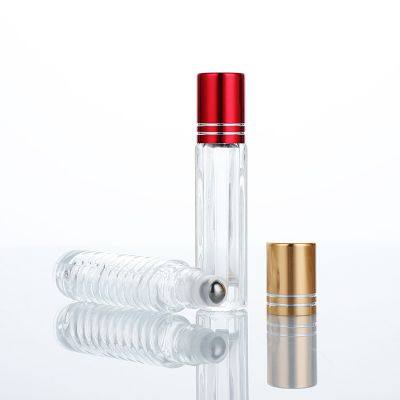 Прозрачные матовые стеклянные роликовые флаконы объемом 5 мл и 8 мл, подзаряжаемые для парфюма, эфирных масел и губного масла photo-3