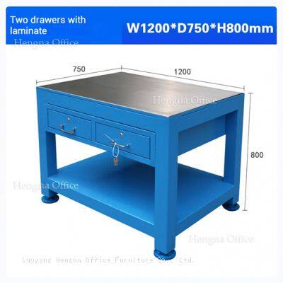 Woodworking Heavy Duty Steel Workbench for Furniture Customization Factory – Sturdy Worktable for Solid Wood Cutting and Joinery
