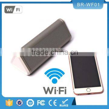 Li-ion rechargeable battery active type portable mini stable connection wireless wifi speaker with microphone and aux