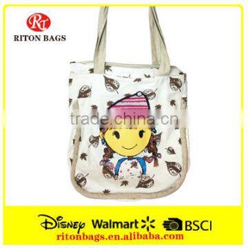 Quanzhou Wholesale Large Cheap Canvas Shoulder Bag Classy Shoulder Canvas Bags for Girls