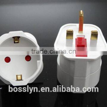 Schuko Adaptor Plug Germany to UK English Power Adapter With 13A Fuse photo-5