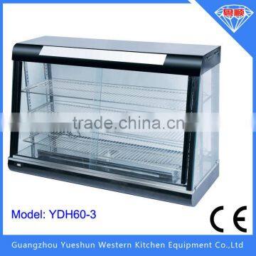 2016 Popular selling Black food warmer display counter