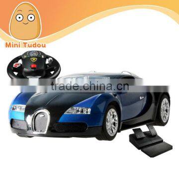 1:14 4 CH RC Car with LED lights and steering wheel Foot pedals gravity sensing remote control car                        
                                                Quality Choice