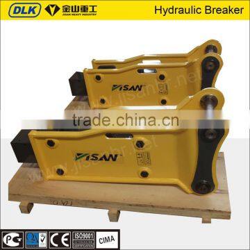 CE approved high quality factory supplied hydraulic rock breaker excavator used