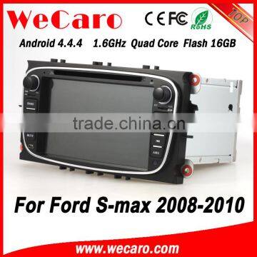 Wecaro WC-FU7608 Android 4.4.4 gps HD for ford s-max car radio navigation system 2008 2009 2010 USB SD