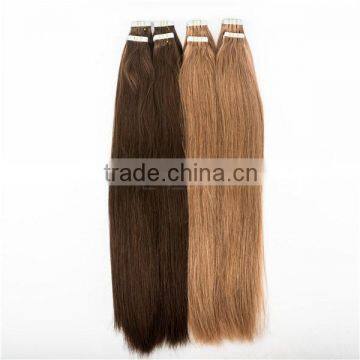 100% european hair invisible tape in hair extensions