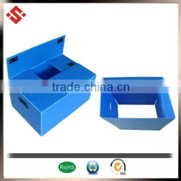 2014 PP foldable packaging box, collapsible corrugated plastic moving box