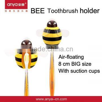 D461 Animal Product Bee Kids Toothbrush Holder With Suction Cup Cheap Bathroom Accessories