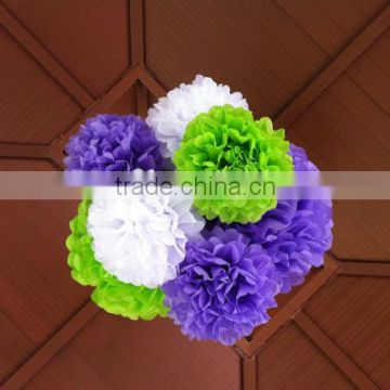 A Must for Wedding Party Hanging Decorations Mix Color Tissue Paper Pom Poms