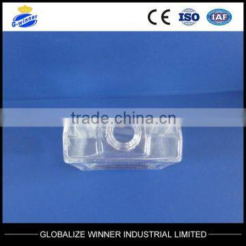 20mm Flat Square Perfume Glass Bottle photo-2