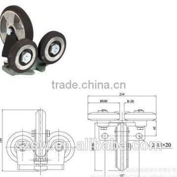 counter weight and car for Cabin elevators components , elevator Guide Shoe Series ,lift Guide Shoe parts R3