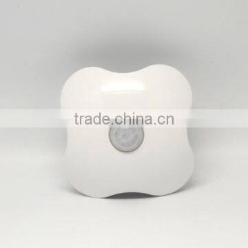 Four Leaf Clover LED Lamp PIR Auto Infrared Motion Sensor Night Light Intelligent Body Induction Detector Nightlight Baby Gift photo-3