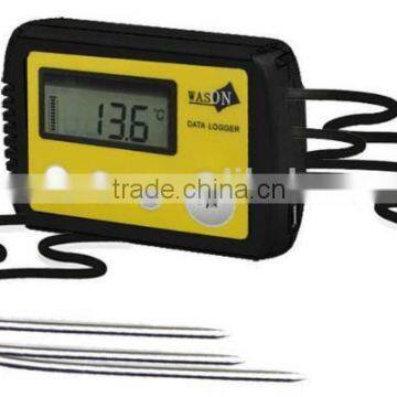 Three probe central temperature data logger
