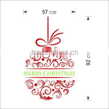 ALFOREVER Red Vinyl Quote Christmas Decals,vinyl Christmas Sticker photo-4