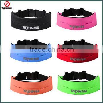 Custom reflective logo running belt adjustable Premium Running Belt & Fitness workout belt for iPhone 6 / 6 Plus & Android Smart