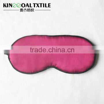 Wholesale Lightweight Breathable Silk Eyeshade Ficial Beauty 100% Silk Filled Eye Mask With Adjustable Elastic Band