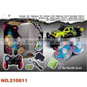 Amazing 1:14 scale 4ch MP3 rc dancing car