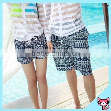 Comfortable fabric blue board shorts custom