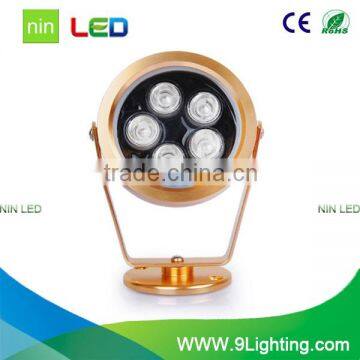 New style popular led flood light 5w 6w golden color