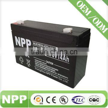 6v14ah Chinese Manufacturer Rechargeable Battery Npp Battery for Solar photo-4