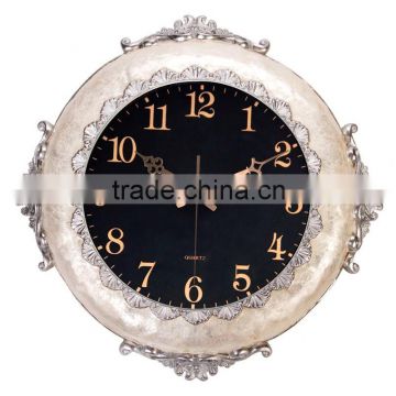 Quartz Analog Home Silent Sweep Resin Shell Luxury Wall Clock