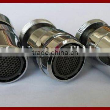 brass shell with plastic inner core kitchen Faucet aerator with swivel ball joint                        
                                                Quality Choice