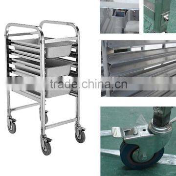 Cosbao sigle rows 6 layers tray trolley/kitchen serving trolley cart/bakery trolley (BN-T16~18)