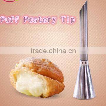 CY172 Hot sale stainless steel puff pastry nozzle Piping nozzles cream break nozzle cake decorating tool