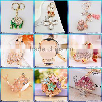 High-grade Keychain High Qulity Diamond, Rhinestone Horse Keychain Gifts K0058 photo-4