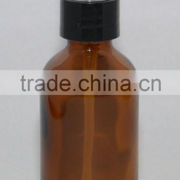 amber glass bottle with fine mist sprayer ,black glass pipette