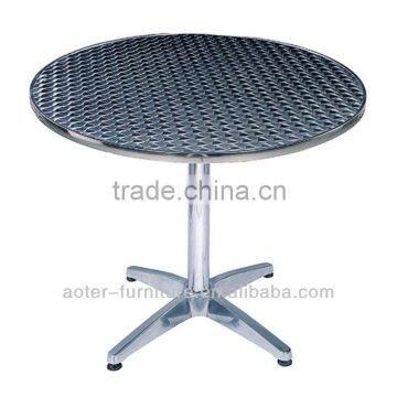 Stainless steel circle tables for dining restaurants table