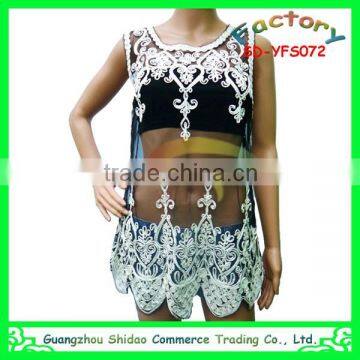 womens summer lace vests