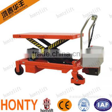 Hot sell Movable Manual or Electric Motor hydraulic table lift jack cart