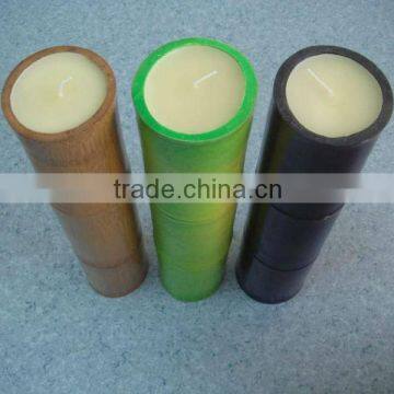 Bamboo Wax Holders