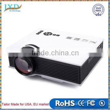 New UC40 projector Mini Pico portable Projector AV VGA A/V USB & SD with VGA Projector projetor beamer