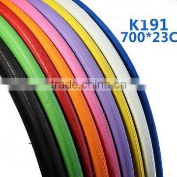 colorful Kenda 700C bike tire for fixed gear bike