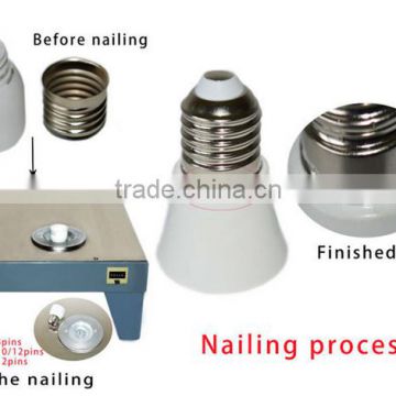 led b22 bulb cap crimping machine