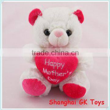 Cute Plush Red Heart Teddy Bear