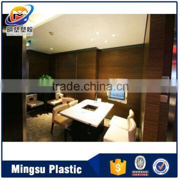 2016 chinese wholesale wood laminate wall panel for restaurant