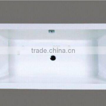 Modern simple best acrylic rectangle drop in bathtub