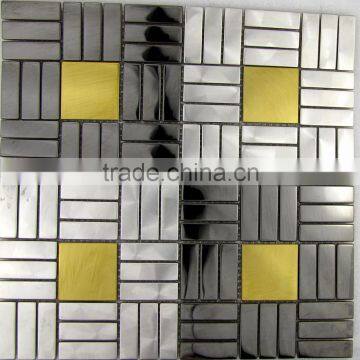 High quality of metal mosaic tile for decorative wall YX-MI31.