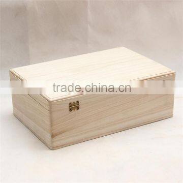 Factory Price Empty Raw Wood Gift Box photo-2