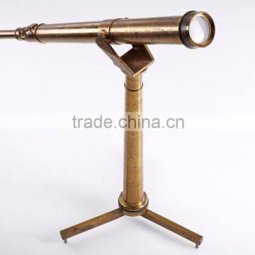 Telescope, Brass Telescope With Stand, Antique Telescope