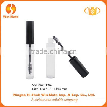 New design 1.8*11.6cm AS hyaline high quality empty plastic mascara case