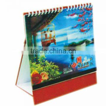 Customized logo 3d stereo calendar