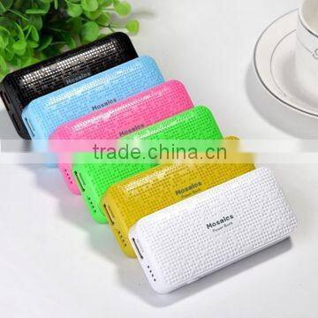 Colorful Power Bank,USB travel charger,Universal Portable emergency Power Bank for iphone/ipad/samsung and more